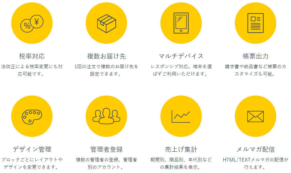 機能一覧